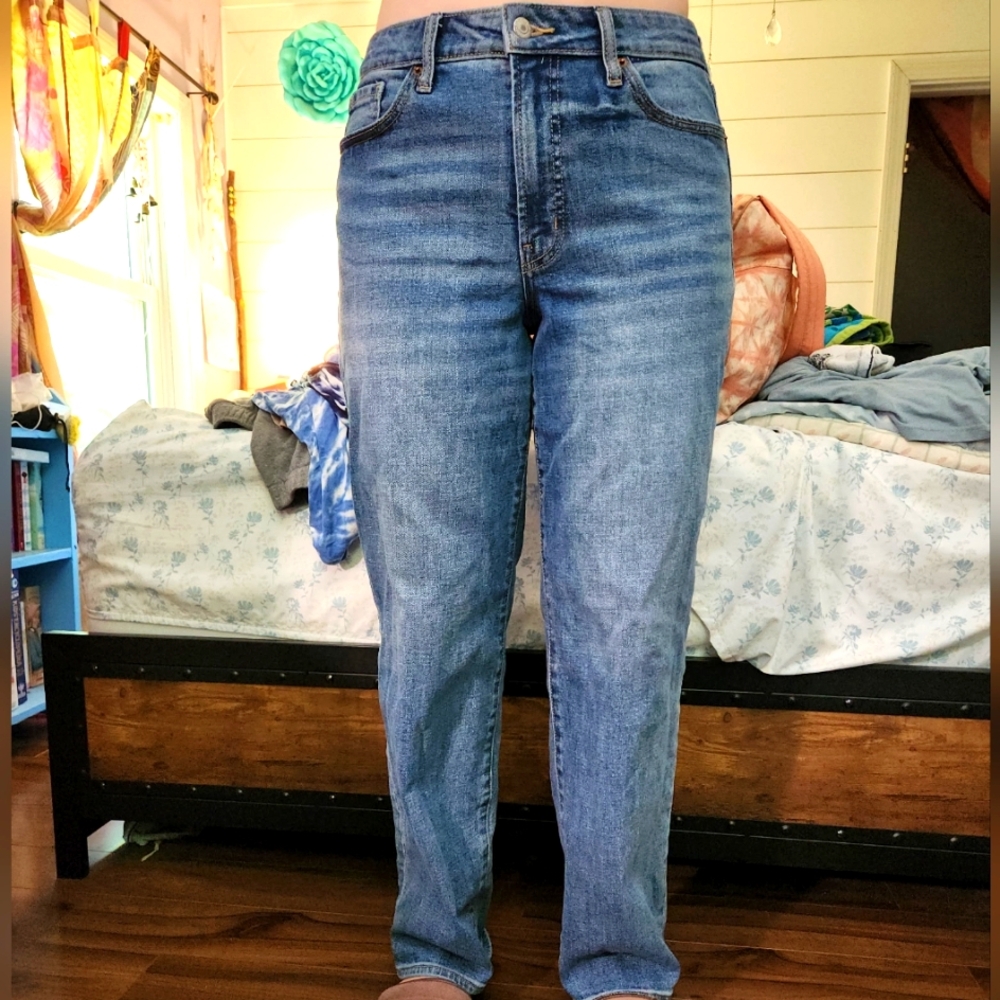 Old Navy OG-Loose High-Rise Classic Blue Women's Size 10 Jeans